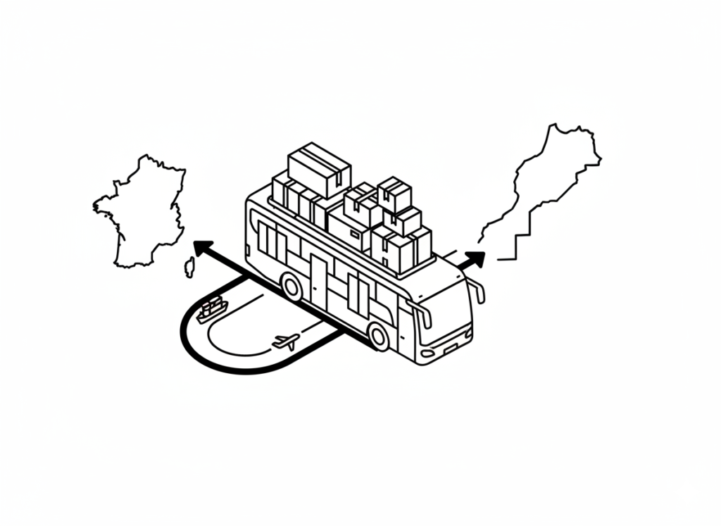 envoi colis france maroc par car